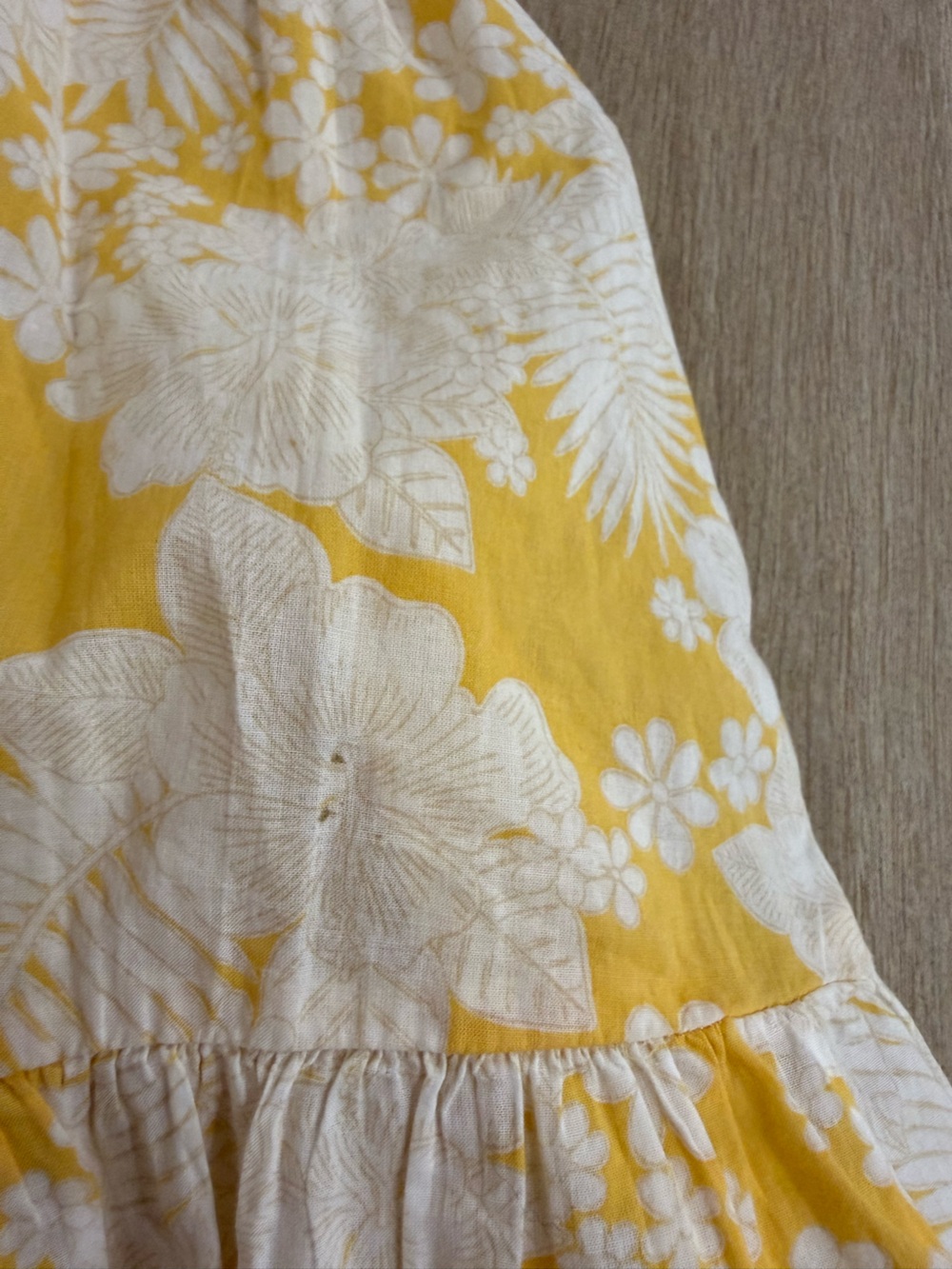 Janie and Jack Emily Floral Smocked Sundress Yellow White Sunshine Preppy Size 4 - Picture 8 of 10